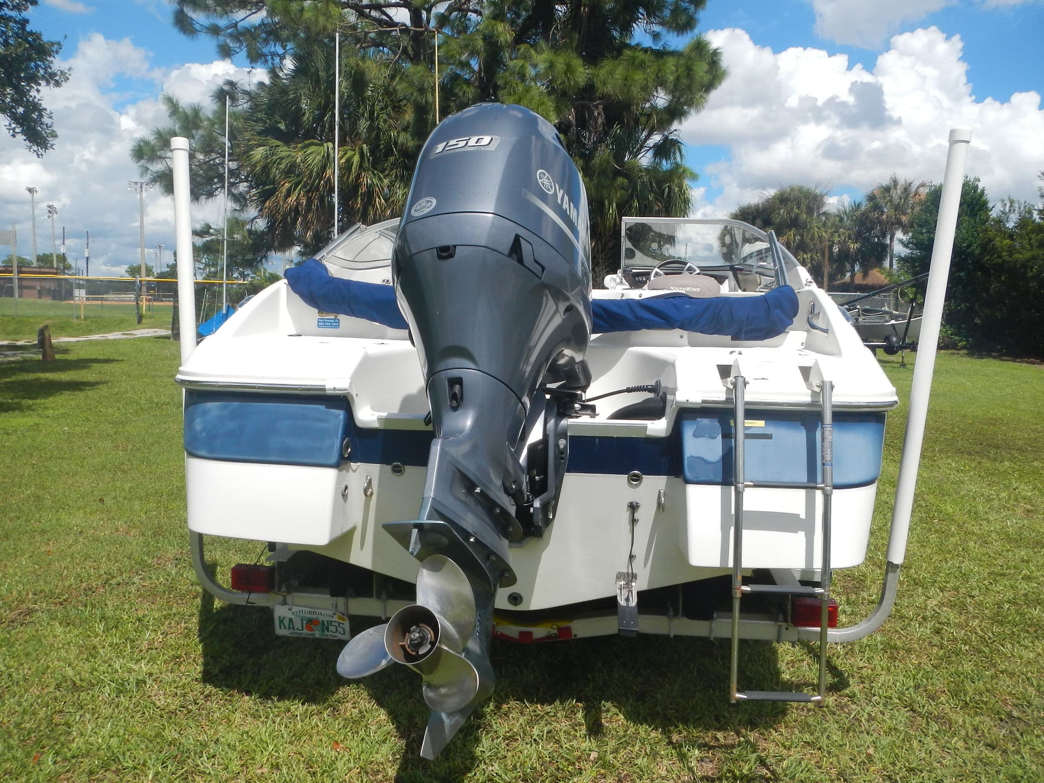 Transom - ladder down